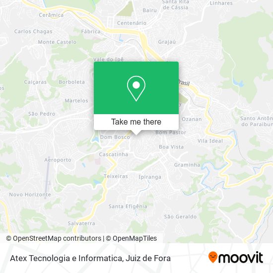 Mapa Atex Tecnologia e Informatica