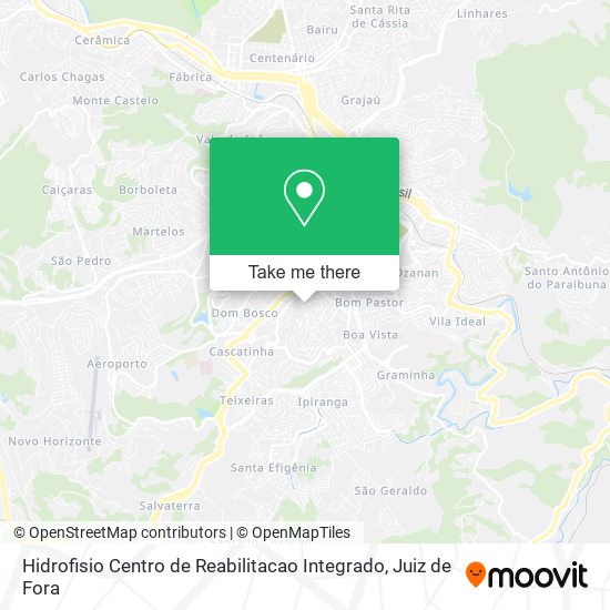 Mapa Hidrofisio Centro de Reabilitacao Integrado