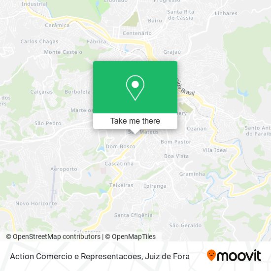 Mapa Action Comercio e Representacoes