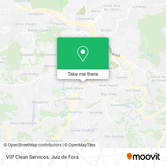 Mapa VIP Clean Servicos