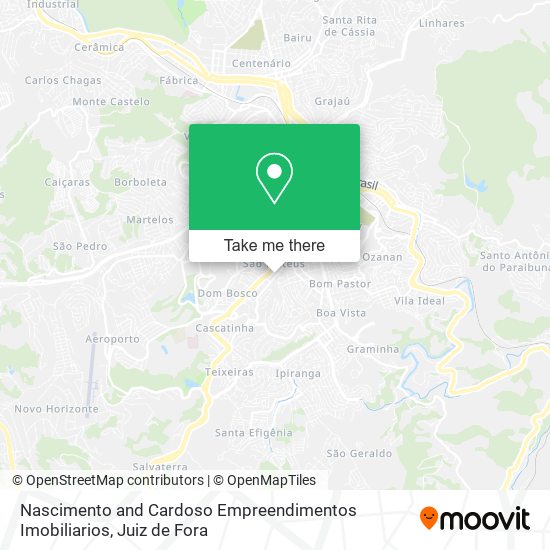 Nascimento and Cardoso Empreendimentos Imobiliarios map