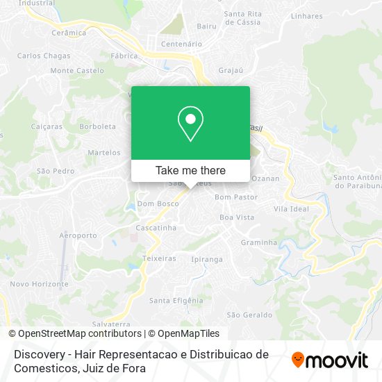 Mapa Discovery - Hair Representacao e Distribuicao de Comesticos