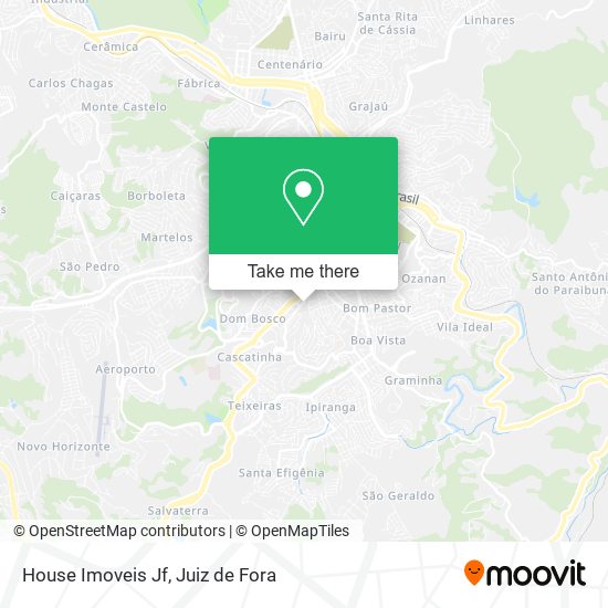 Mapa House Imoveis Jf