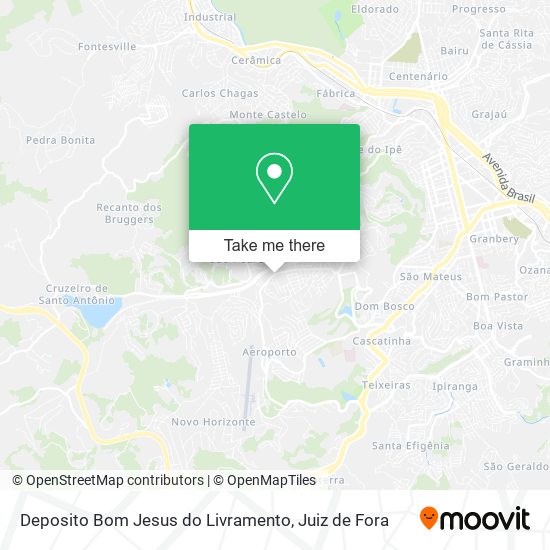 Deposito Bom Jesus do Livramento map