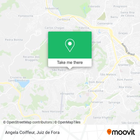 Mapa Angela Coiffeur