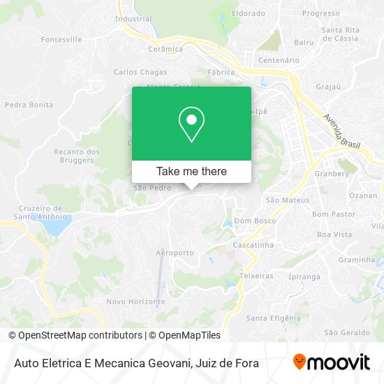 Auto Eletrica E Mecanica Geovani map