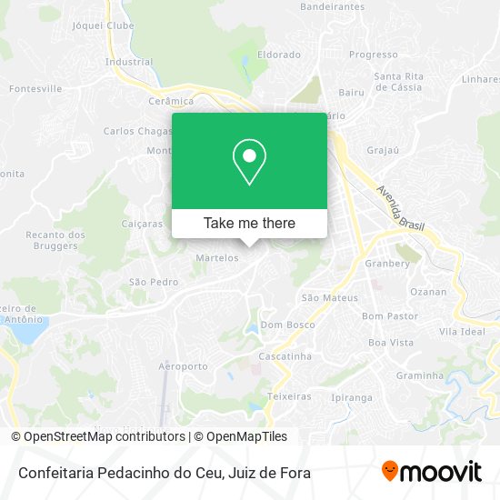 Confeitaria Pedacinho do Ceu map