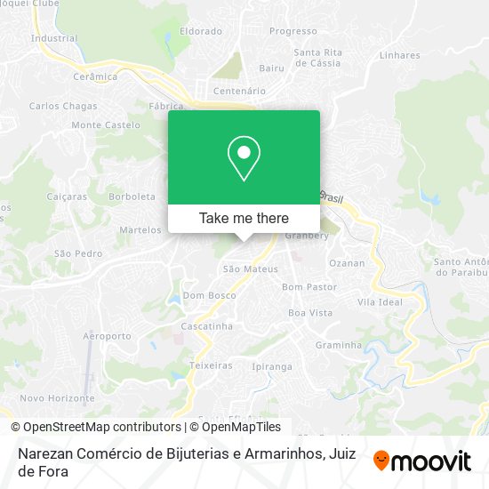 Narezan Comércio de Bijuterias e Armarinhos map