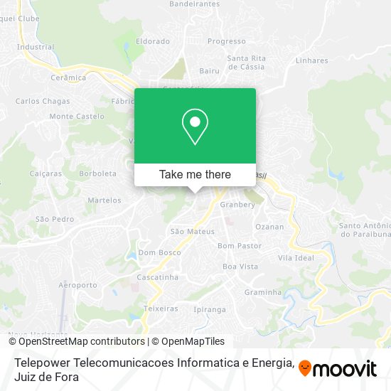 Telepower Telecomunicacoes Informatica e Energia map