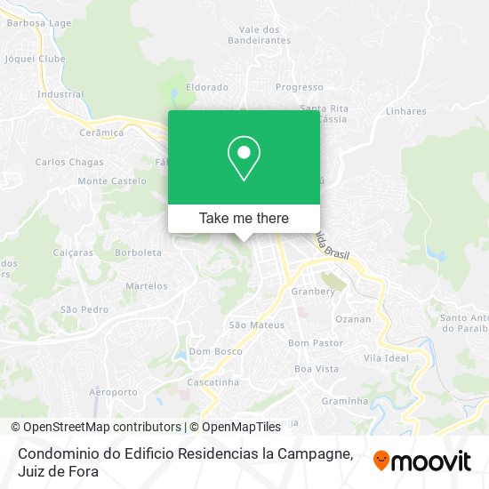 Mapa Condominio do Edificio Residencias la Campagne