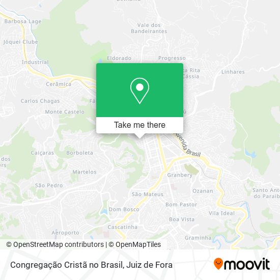 Congregação Cristã no Brasil map