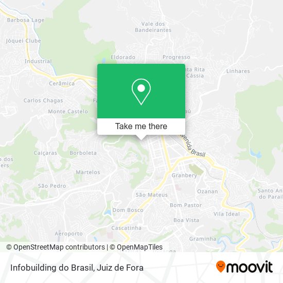 Mapa Infobuilding do Brasil