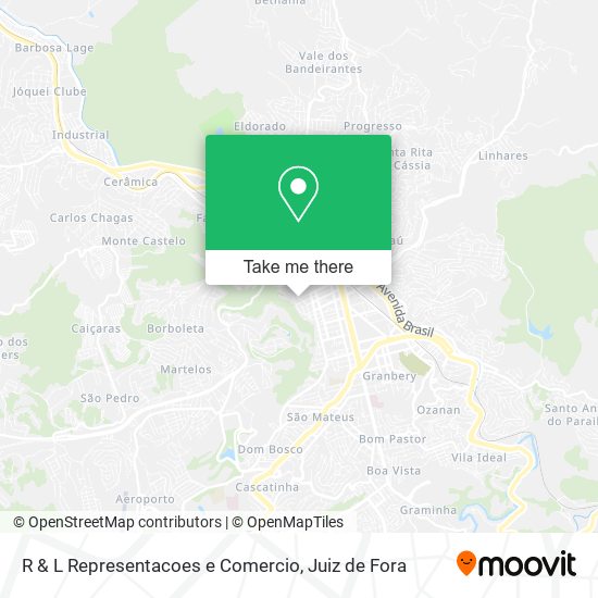 Mapa R & L Representacoes e Comercio