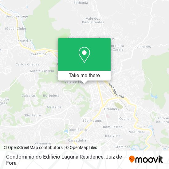 Condominio do Edificio Laguna Residence map