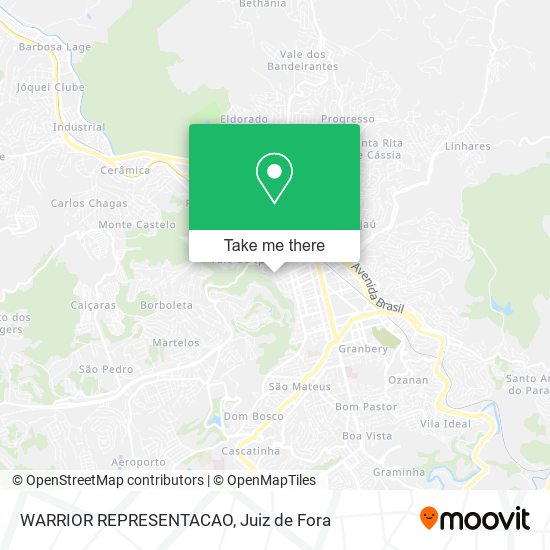 Mapa WARRIOR REPRESENTACAO