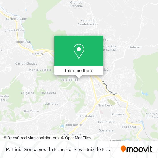 Patricia Goncalves da Fonceca Silva map