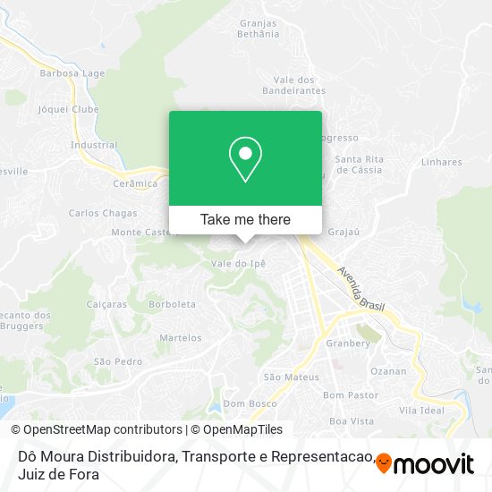 Dô Moura Distribuidora, Transporte e Representacao map