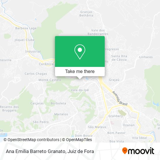 Mapa Ana Emilia Barreto Granato