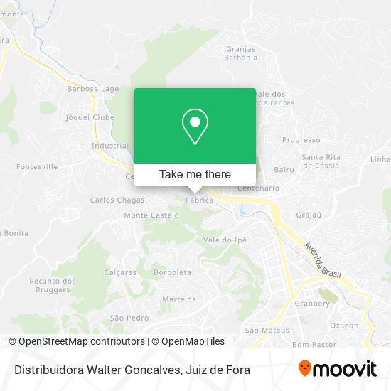 Distribuidora Walter Goncalves map