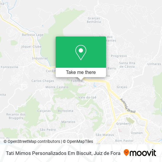 Tati Mimos Personalizados Em Biscuit map