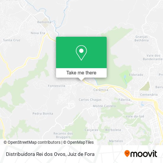 Mapa Distribuidora Rei dos Ovos