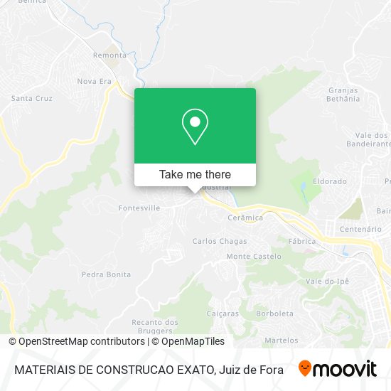 Mapa MATERIAIS DE CONSTRUCAO EXATO