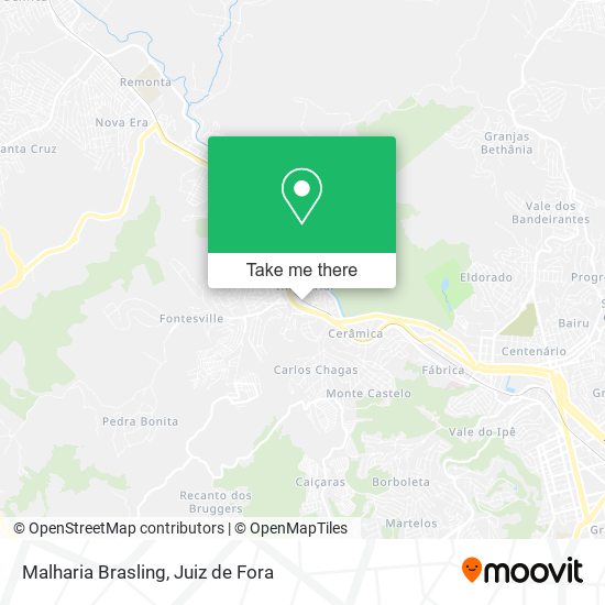 Malharia Brasling map