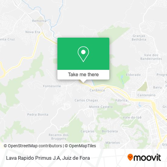 Lava Rapido Primus J.A map