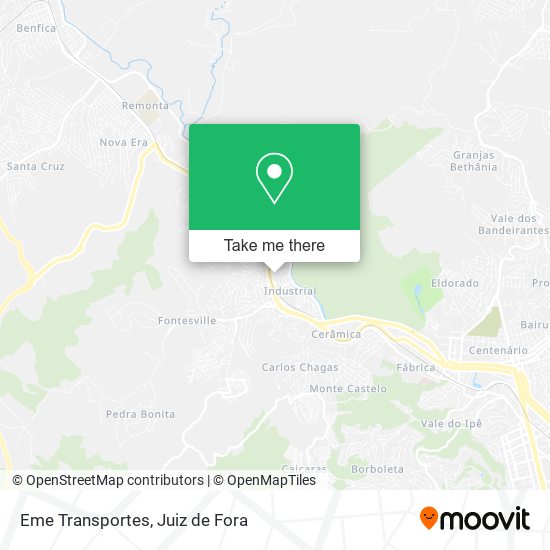 Eme Transportes map