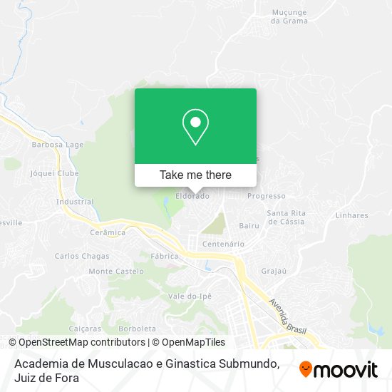 Mapa Academia de Musculacao e Ginastica Submundo
