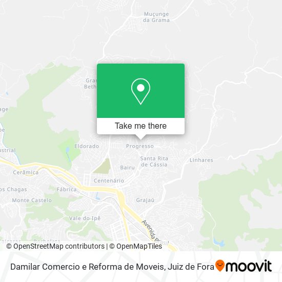 Mapa Damilar Comercio e Reforma de Moveis