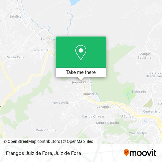 Frangos Juiz de Fora map