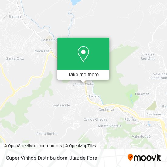 Super Vinhos Distribuidora map