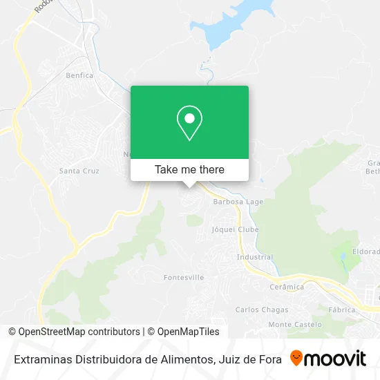 Extraminas Distribuidora de Alimentos map