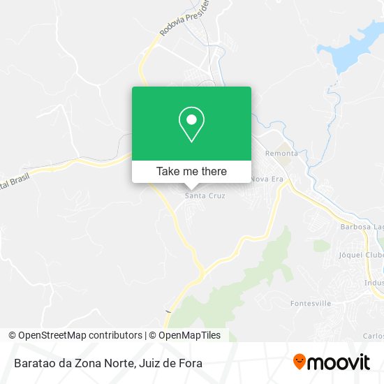 Baratao da Zona Norte map