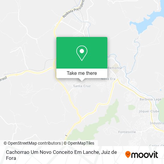 Mapa Cachorrao Um Novo Conceito Em Lanche