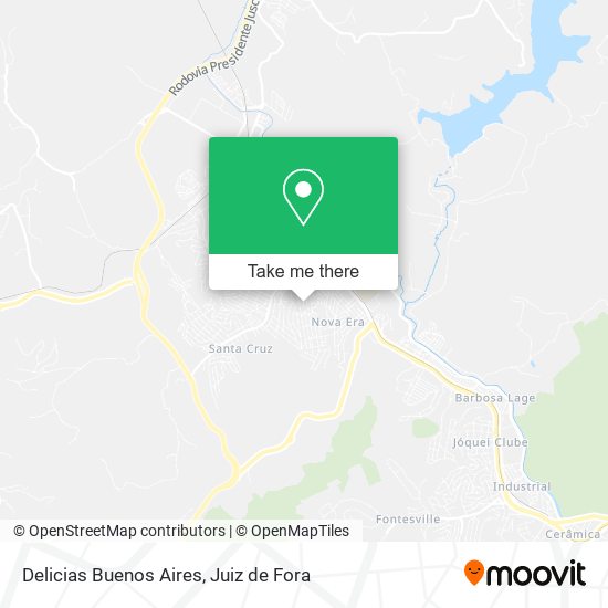 Delicias Buenos Aires map