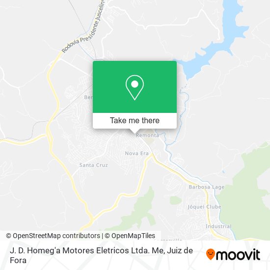 J. D. Homeg'a Motores Eletricos Ltda. Me map