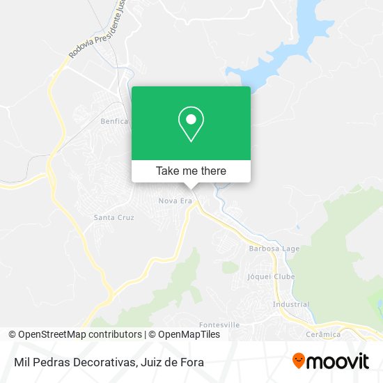 Mil Pedras Decorativas map