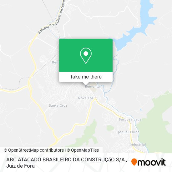 ABC ATACADO BRASILEIRO DA CONSTRUÇãO S / A. map