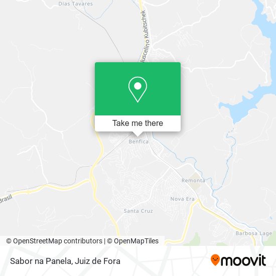 Sabor na Panela map