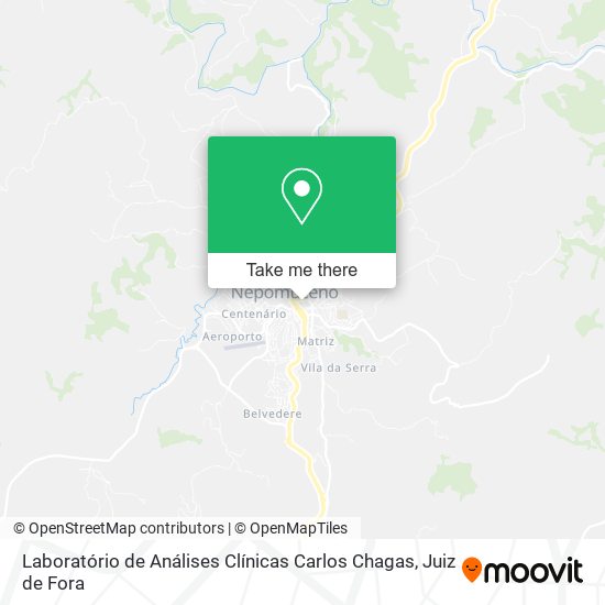 Laboratório de Análises Clínicas Carlos Chagas map