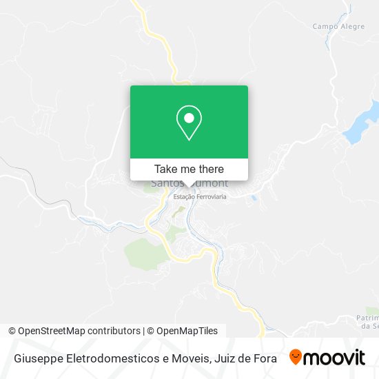 Mapa Giuseppe Eletrodomesticos e Moveis