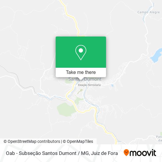 Oab - Subseção Santos Dumont / MG map