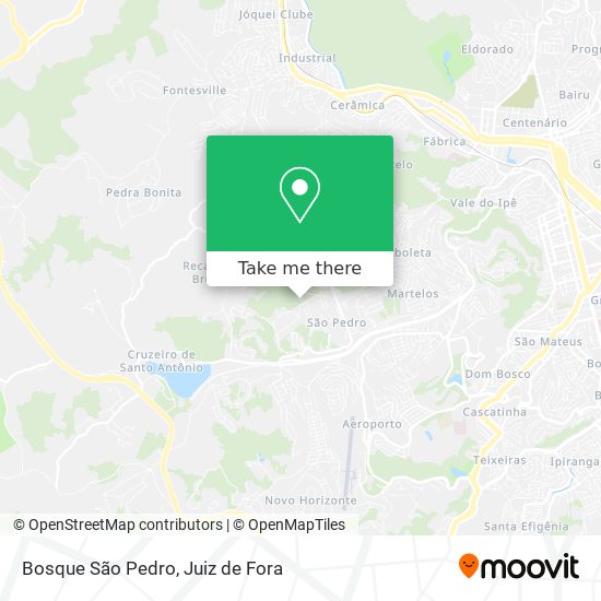 Bosque São Pedro map
