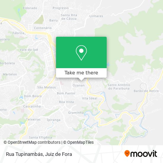 Rua Tupinambás map