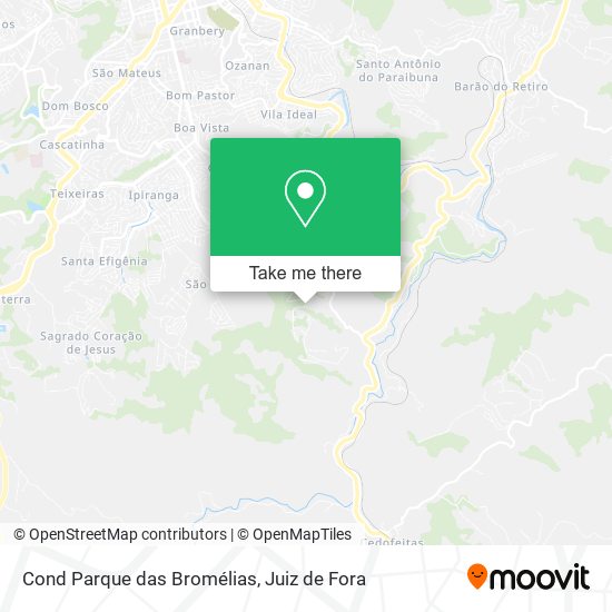 Cond Parque das Bromélias map