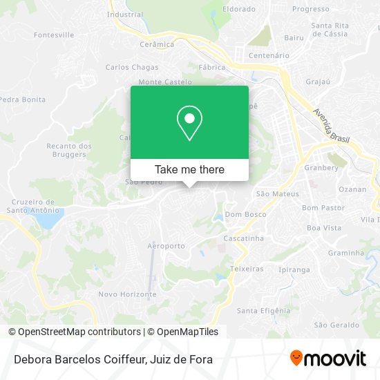 Mapa Debora Barcelos Coiffeur