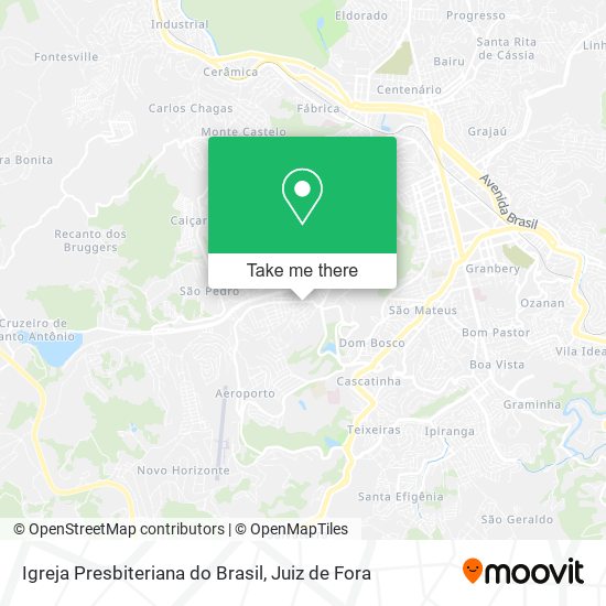 Igreja Presbiteriana do Brasil map