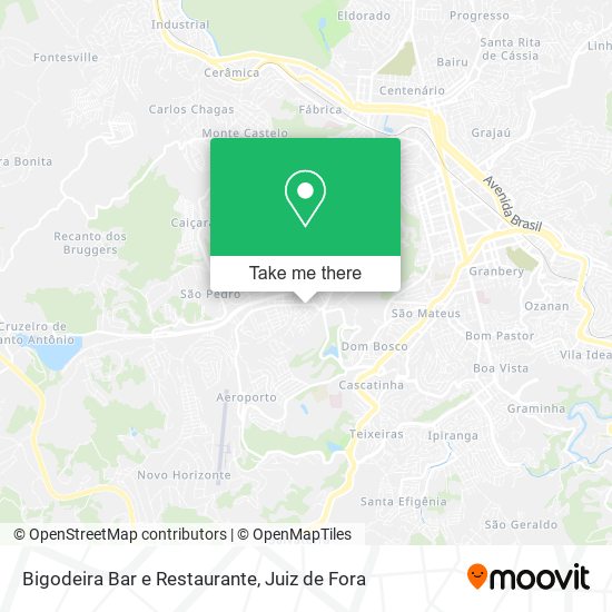Mapa Bigodeira Bar e Restaurante